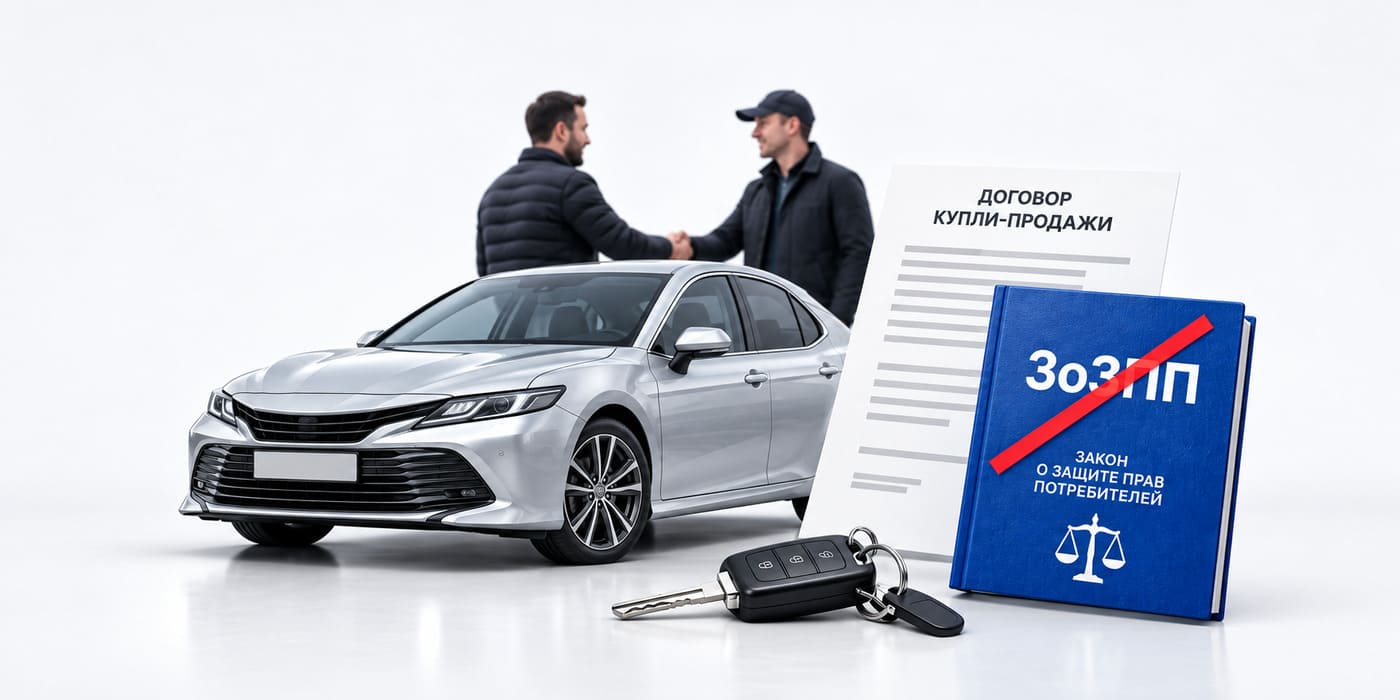 Возврат автомобиля, купленного у частника: Что говорит закон?